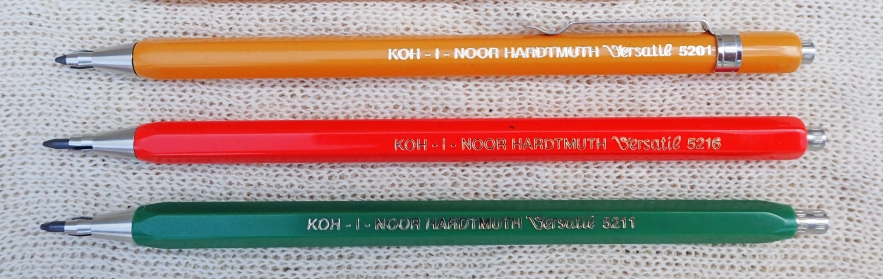 Full size Koh-I-Noor clutch pencils- 2mm leads