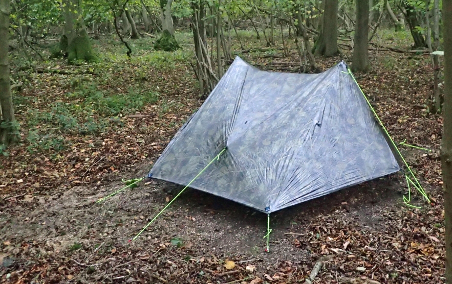Wild Camp with Z Packs Duplex on the Icknield Way in 2017. This is the shelter Three Points of the Compass will use on his 2018 hike