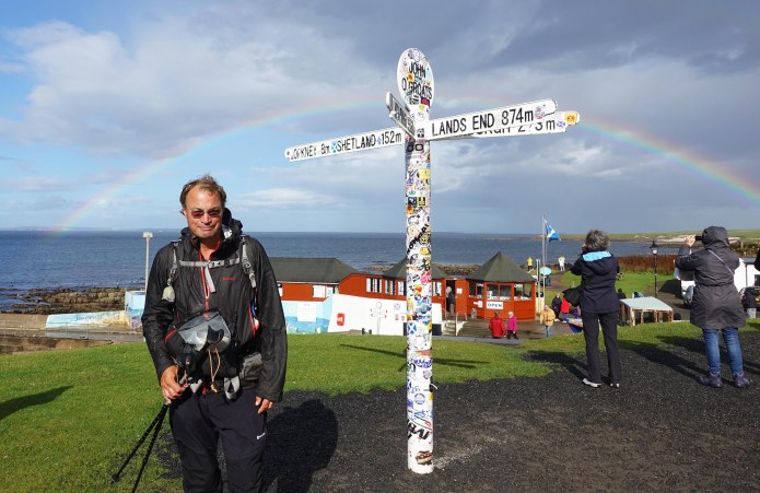 Three Points of the Compass reached John o'Groats on 29th August 2018. Having left Lands End on the 30th April, 31 days after I had set off from Poole