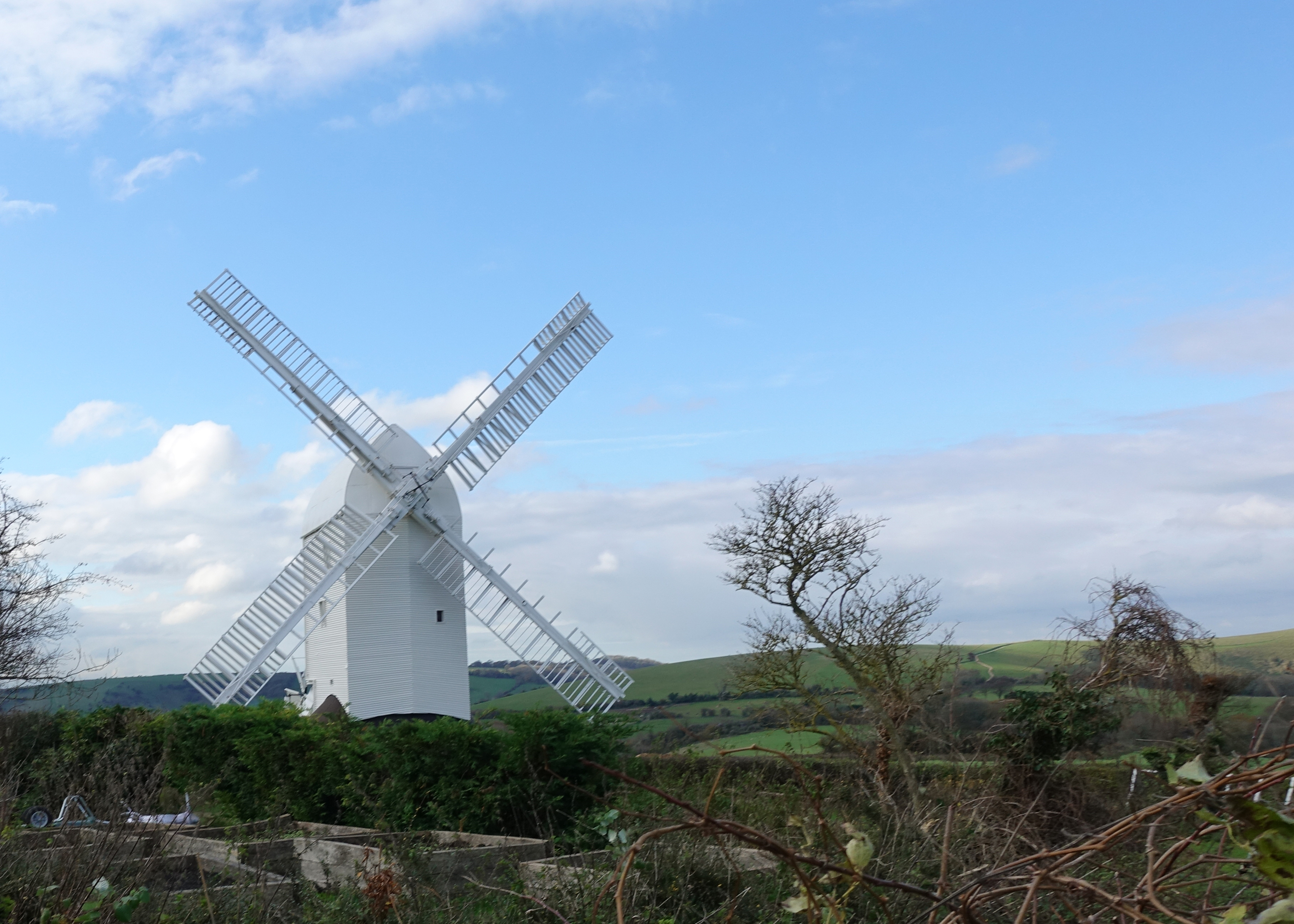Post Mill Jill is one of the Clayton windmills and can be seen for miles