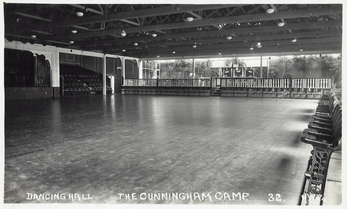 The Concert Hall cleared for a dance
