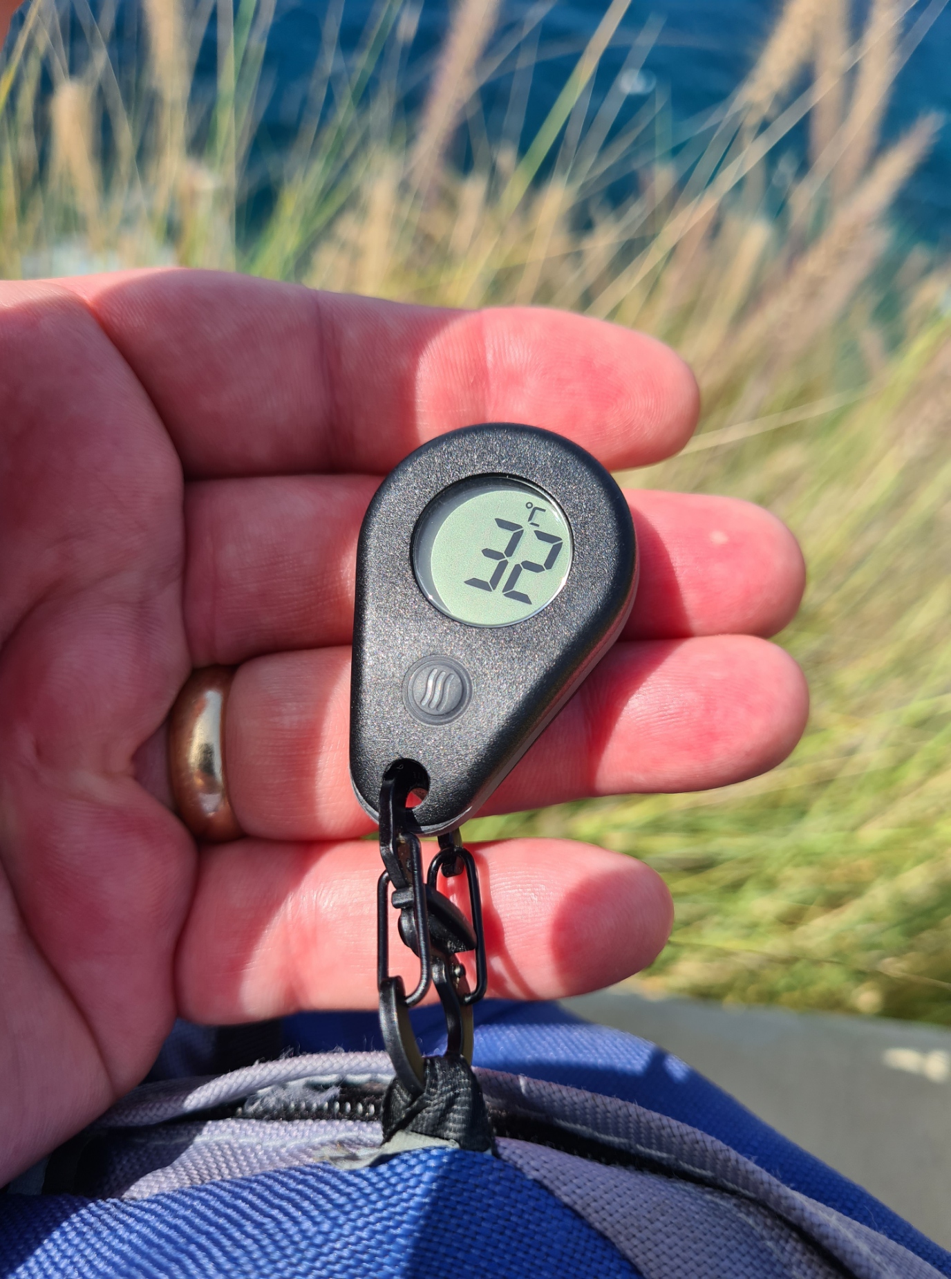 Gear talk: ThermoDrop zipper-pull thermometer